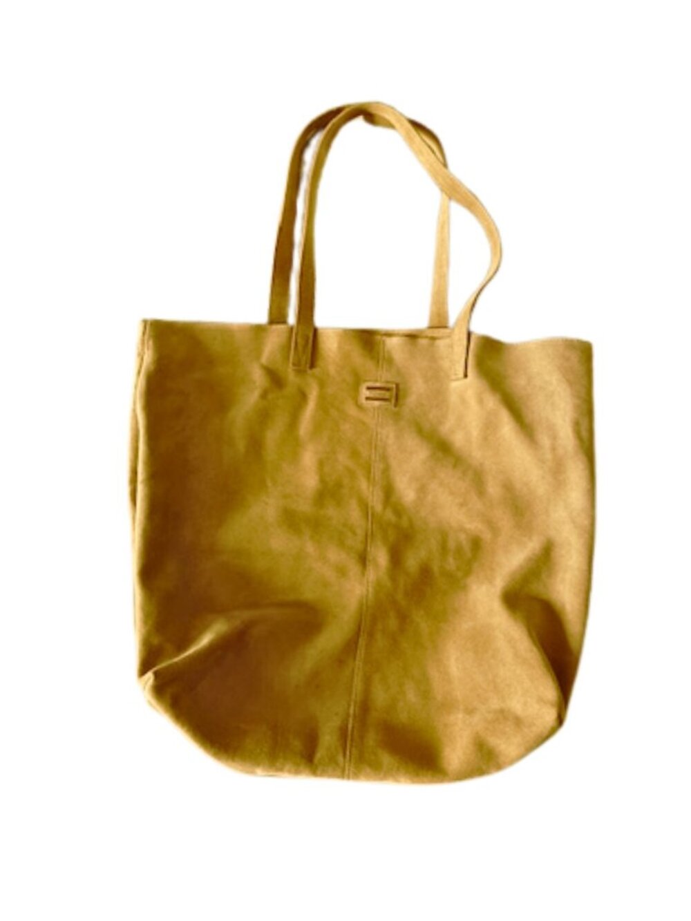 TOMS Cosmopolitan Embroidered Suede Tote Bag NWT Removable Pouch